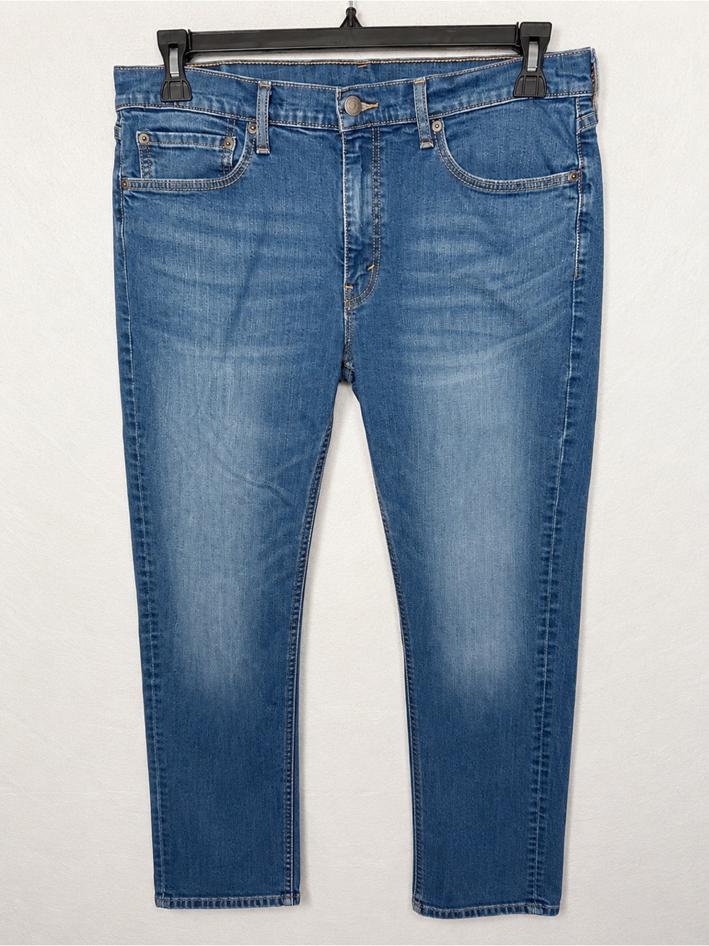 Levi’s 514 Men’s Jeans 36x32 Straight Fit Medium Wash Blue Denim Red Tab